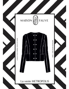 Patron de veste Metropolis - Maison Fauve 2