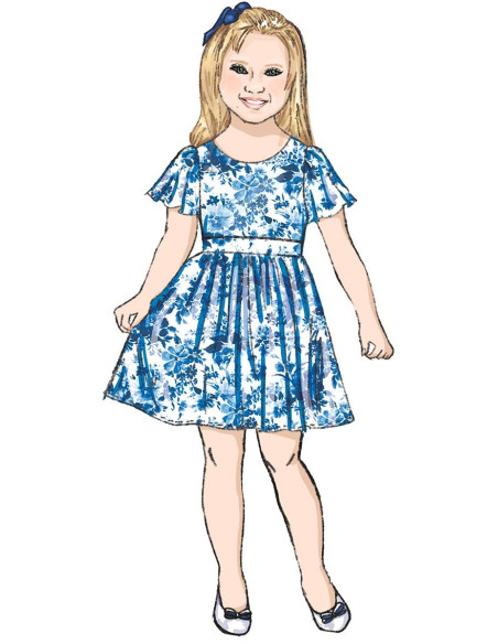 Patron de robe, barboteuse et combinaison - Butterick 6908