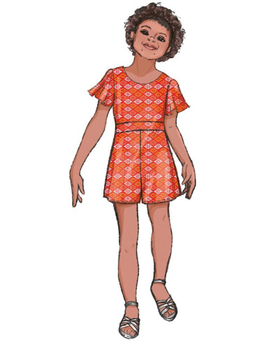 Patron de robe, barboteuse et combinaison - Butterick 6908