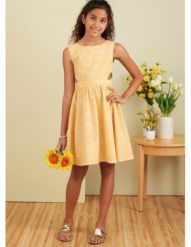 Patron de robe, barboteuse et combinaison - Butterick 6908