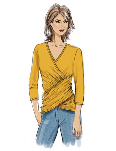 Patron de haut en tricot - Butterick 6909 2