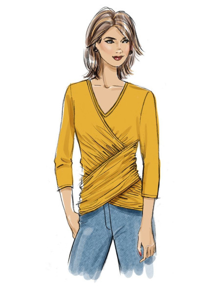 Patron de haut en tricot - Butterick 6909