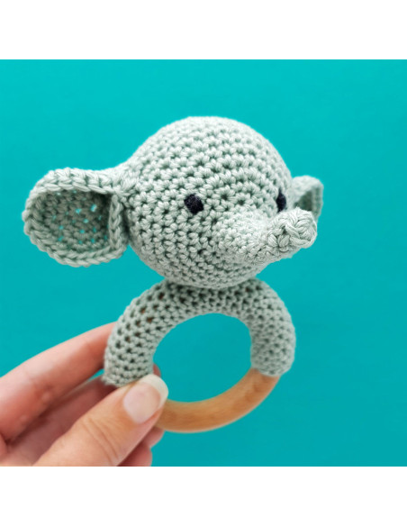 Kit crochet - Hochet éléphant