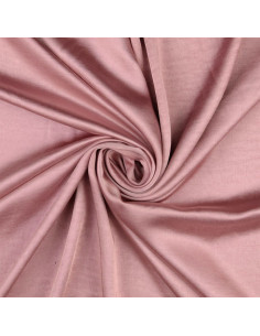Tissu satin deluxe touché soie - Rose