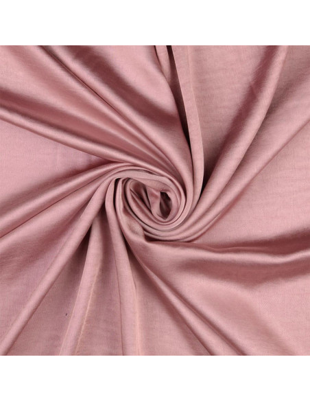 Tissu satin deluxe touché soie - Rose