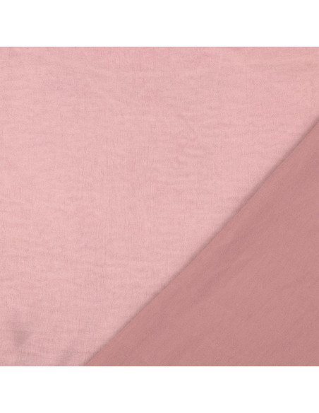 Tissu satin deluxe touché soie - Rose