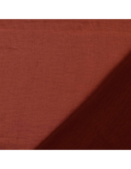 Tissu satin deluxe touché soie - Cuivre