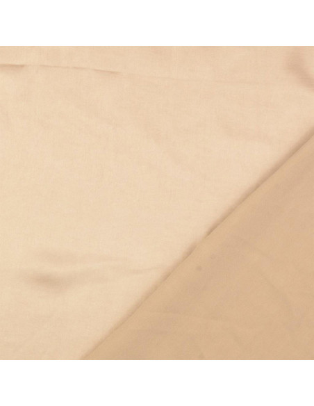Tissu satin deluxe touché soie - Ecru