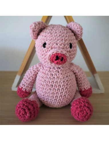 Kit crochet - Maggie le porcelet