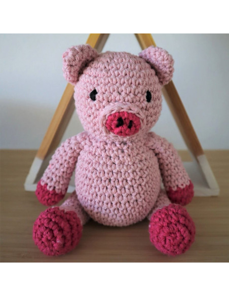 Kit crochet - Maggie le porcelet