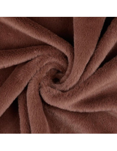 Tissu fausse fourrure - Marron
