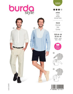 Patron de chemise - Burda 5895