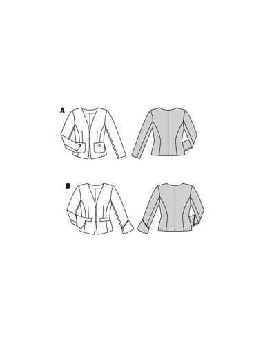 Patron de veste - Burda 5897