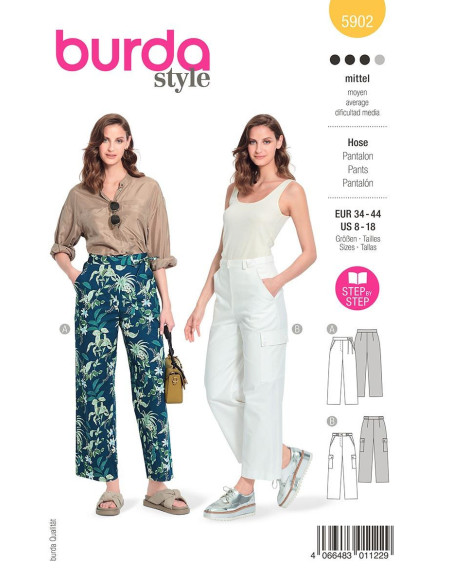 Patron de pantalon - Burda 5902