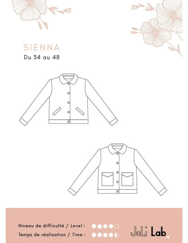 Patron de veste Sienna - Joli Lab