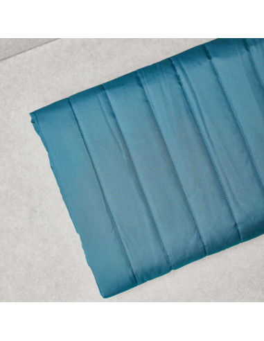 Tissu matelassé déperlant Strip - Orage