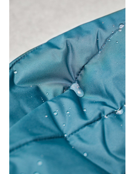 Tissu matelassé déperlant Strip - Orage