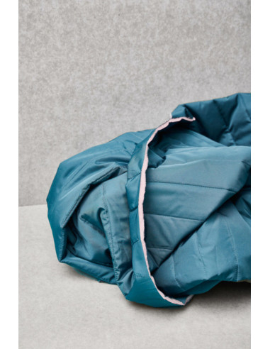Tissu matelassé déperlant Strip - Orage