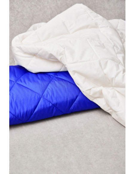 Tissu matelassé déperlant Gem - Blanc crème