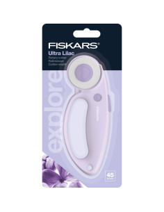 Cutter rotatif Fiskars Ultra Lilac 45 mm