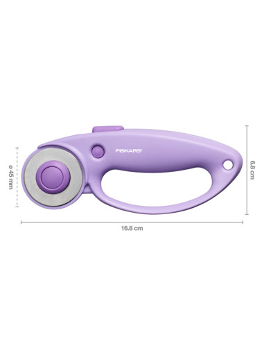 Cutter rotatif Fiskars Ultra Lilac 45 mm