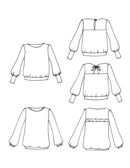 Patron de pull Téthys - Anna Rose patterns