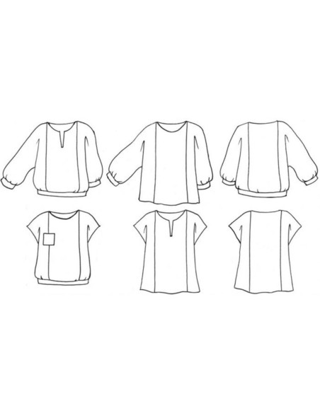 Patron de blouse Doris - Anna Rose patterns