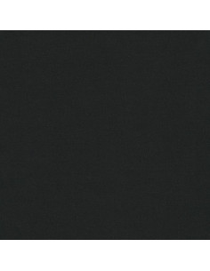 Tissu coton uni patchwork Kona - Noir