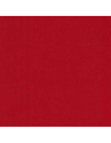 Tissu coton uni patchwork Kona - Rich Red