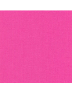 Tissu coton uni patchwork Kona - Bright Pink