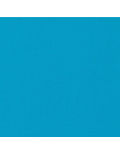Tissu coton uni patchwork Kona - Turquoise
