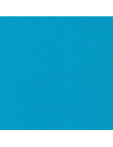 Tissu coton uni patchwork Kona - Turquoise