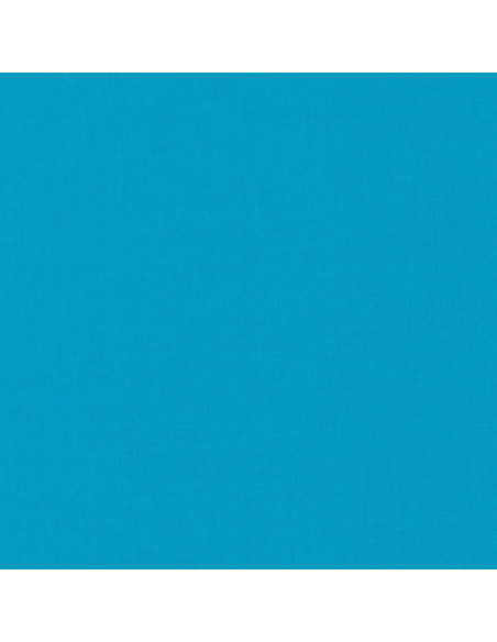 Tissu coton uni patchwork Kona - Turquoise