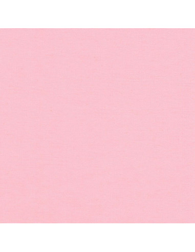 Tissu coton uni patchwork Kona - Baby Pink