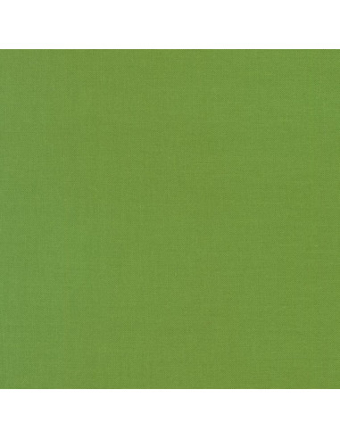 Tissu coton uni patchwork Kona - Grass Green