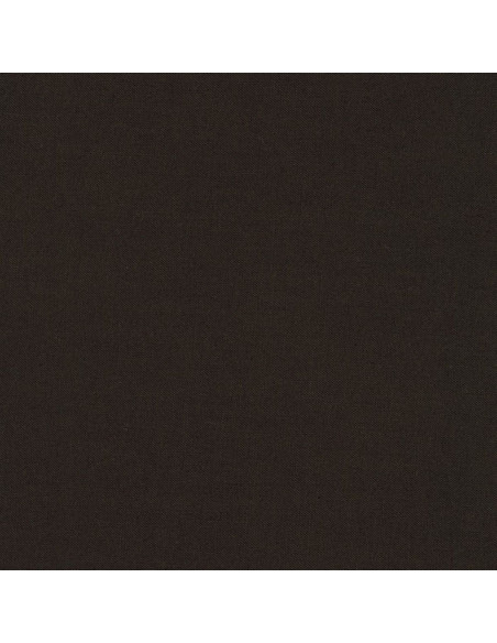 Tissu coton uni patchwork Kona - Espresso
