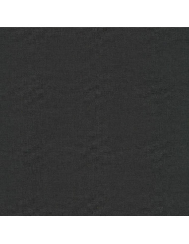 Tissu coton uni patchwork Kona - Charcoal