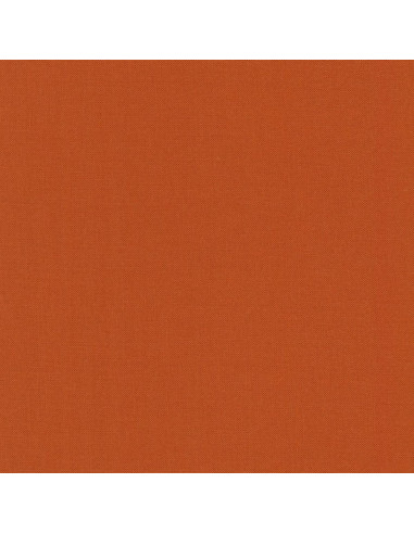 Tissu coton uni patchwork Kona - Spice