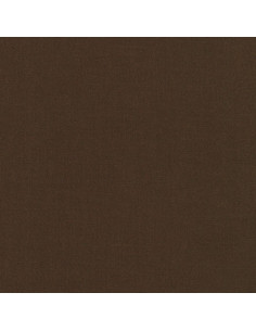 Tissu coton uni patchwork Kona - Coffee