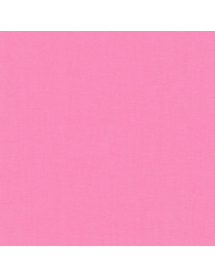 Tissu coton uni patchwork Kona - Candy Pink