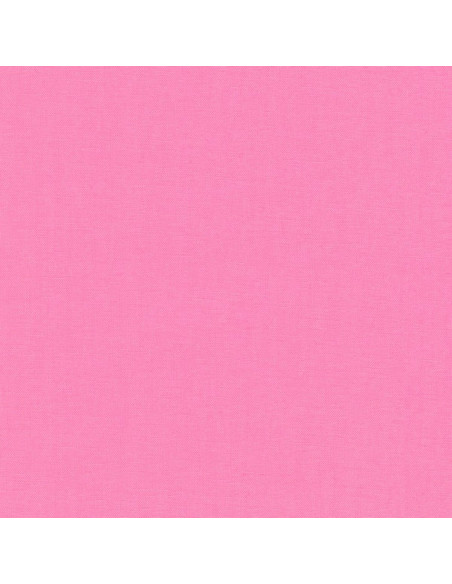 Tissu coton uni patchwork Kona - Candy Pink