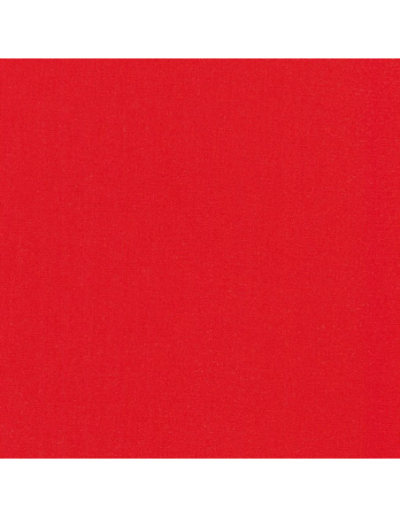 Tissu coton uni patchwork Kona - Poppy