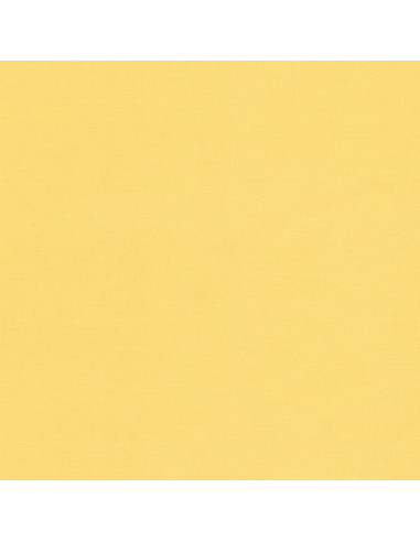 Tissu coton uni patchwork Kona - Lemon