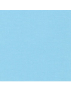 Tissu coton uni patchwork Kona - Spa Blue