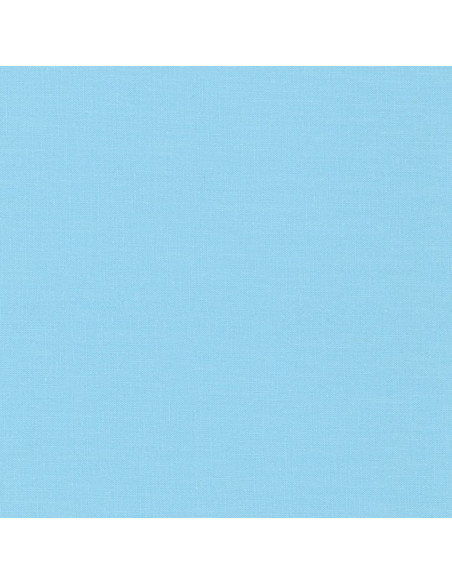 Tissu coton uni patchwork Kona - Spa Blue