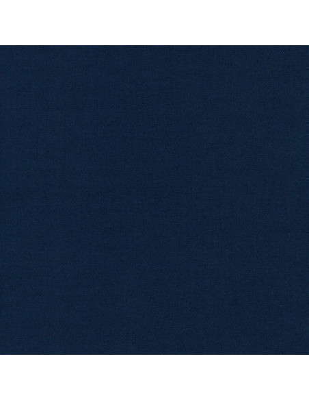Tissu coton uni patchwork Kona - Nautical