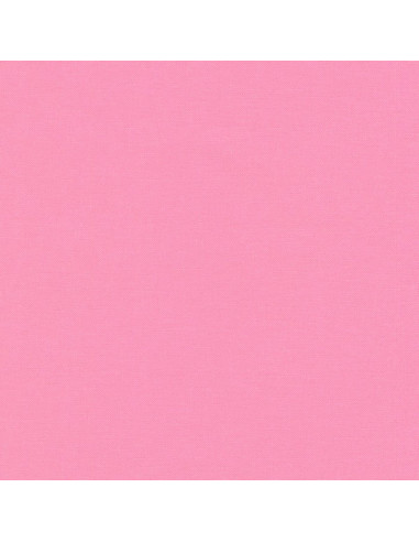 Tissu coton uni patchwork Kona - Carnation
