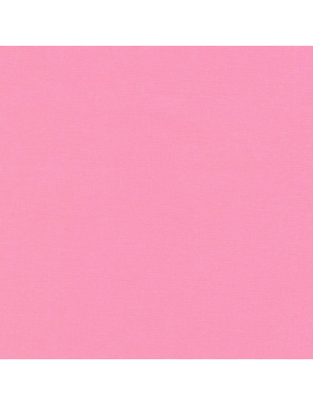 Tissu coton uni patchwork Kona - Carnation