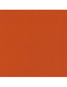 Tissu coton uni patchwork Kona - Terracotta