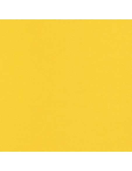 Tissu coton uni patchwork Kona - Canary